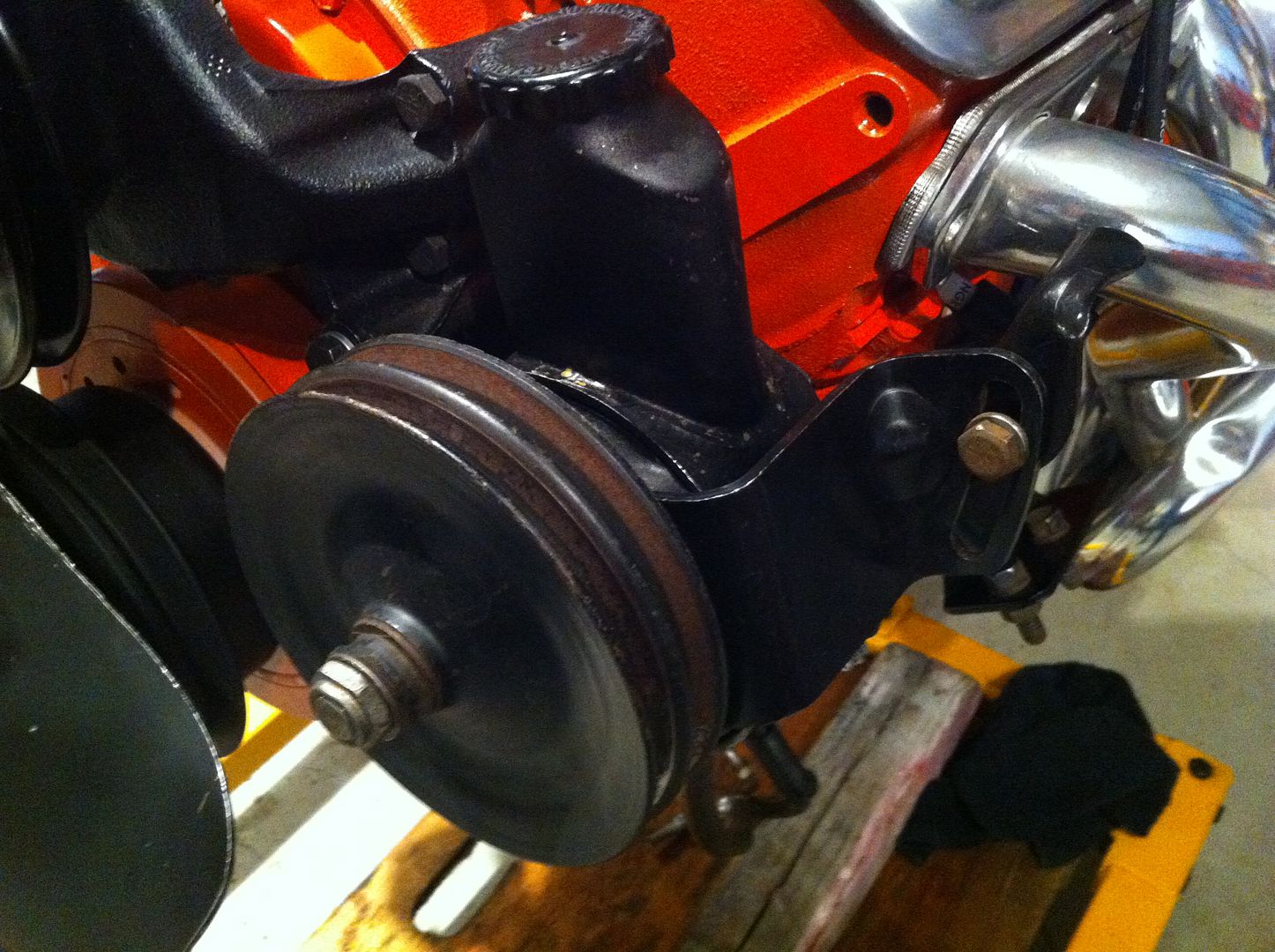 Power Steering Brackets & Mounting hardware for 69 Camaro Team Camaro